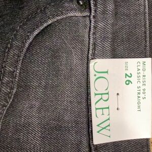 J.Crew Black Classic Straight Jeans